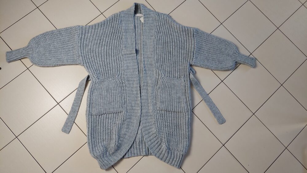 COCOMORE Sweter Płaszcz Kardigan Szary Nowość - obrazek 8