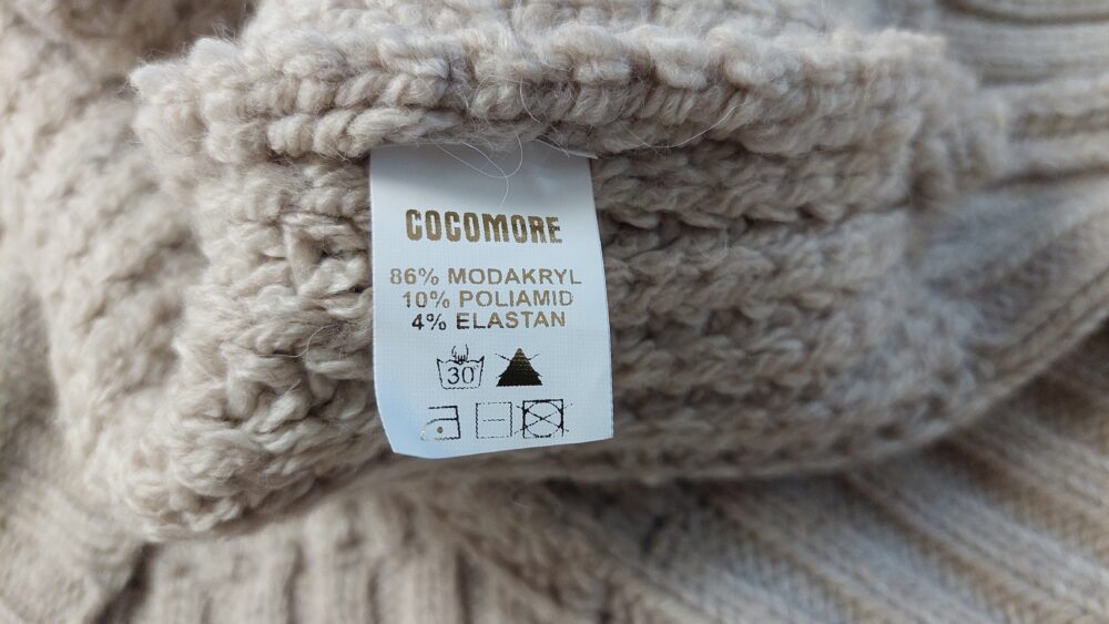 COCOMORE Sweter Płaszcz Kardigan Beżowy Nowość - obrazek 12