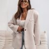 COCOMORE Marynarka Kurtka Oversize Boucle Pudrowa NEW - obrazek 3