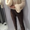 YARN Premium Sweter SUPER KID MOHER Beżowy Nowość - obrazek 3