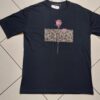 COCOMORE T- shirt Bluzka Czarny z Nadrukiem Róża + Panterka 36/S NEW) - obrazek 9