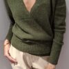 LEMONADA Sweter Kopertowy Wiązany Zielony NEW Must-Have - obrazek 12