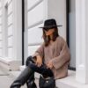 COCOMORE Sweter Oversize Boucle Brązowy NEW - obrazek 6