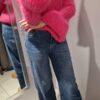 YARN Premium Sweter SUPER KID MOHER Amarantowy Nowość - obrazek 8