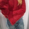 YARN Premium Sweter SUPER KID MOHER Bordowy Nowość - obrazek 3
