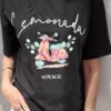 LEMONADA T-shirt Bluzka Czarna z Nadrukiem NEW - obrazek 2