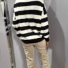 COCOMORE Sweterek Bluzka V  Czarny + Ecru NEW - obrazek 6