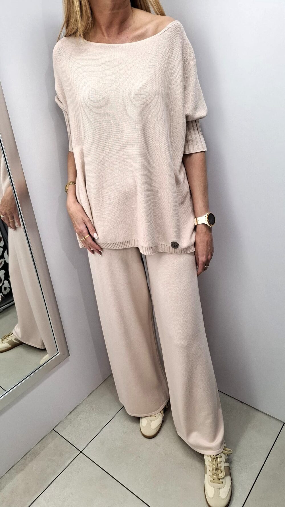 COCOMORE Sweter Bluzka Oversize Beżowy NEW - obrazek 5