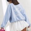 COCOMORE Bluza Dresowa Margarita Błękitna 36/S NEW - obrazek 2