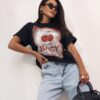 COCOMORE T-shirt Bluzka z Nadrukiem Czarny 40/L NEW - obrazek 2
