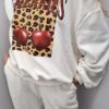 COCOMORE Bluza Dresowa CHERRIES Biała 40/L NEW - obrazek 7