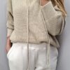 COCOMORE Sweter Bluza Dresowa z Kapturem Beżowy Nowość - obrazek 8