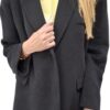 COCOMORE Marynarka Kurtka Oversize Nubuk Czarna NEW