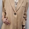 COCOMORE Marynarka Kurtka Oversize Nubuk Karmelowa NEW - obrazek 2